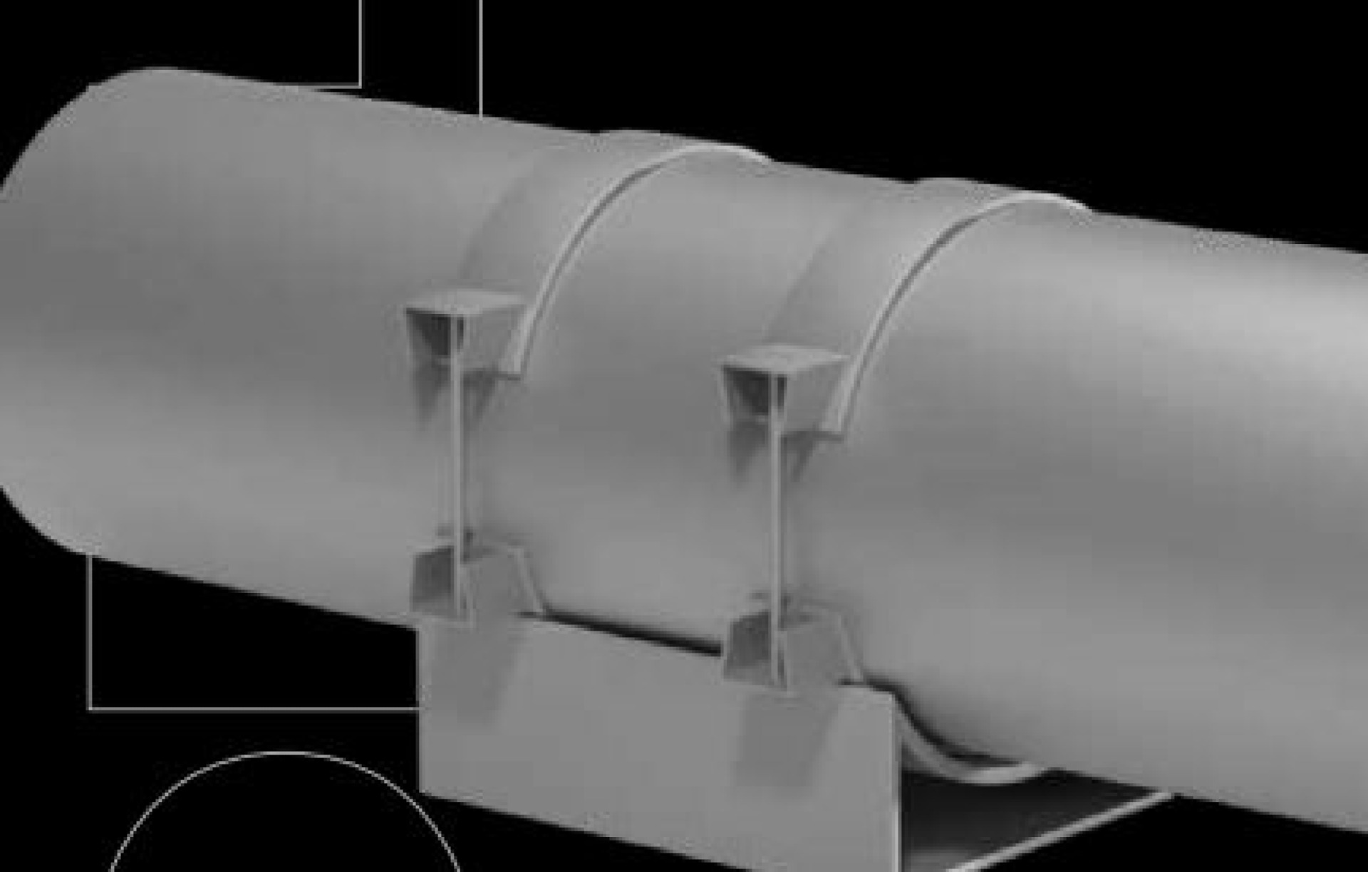 Supports for pipeline